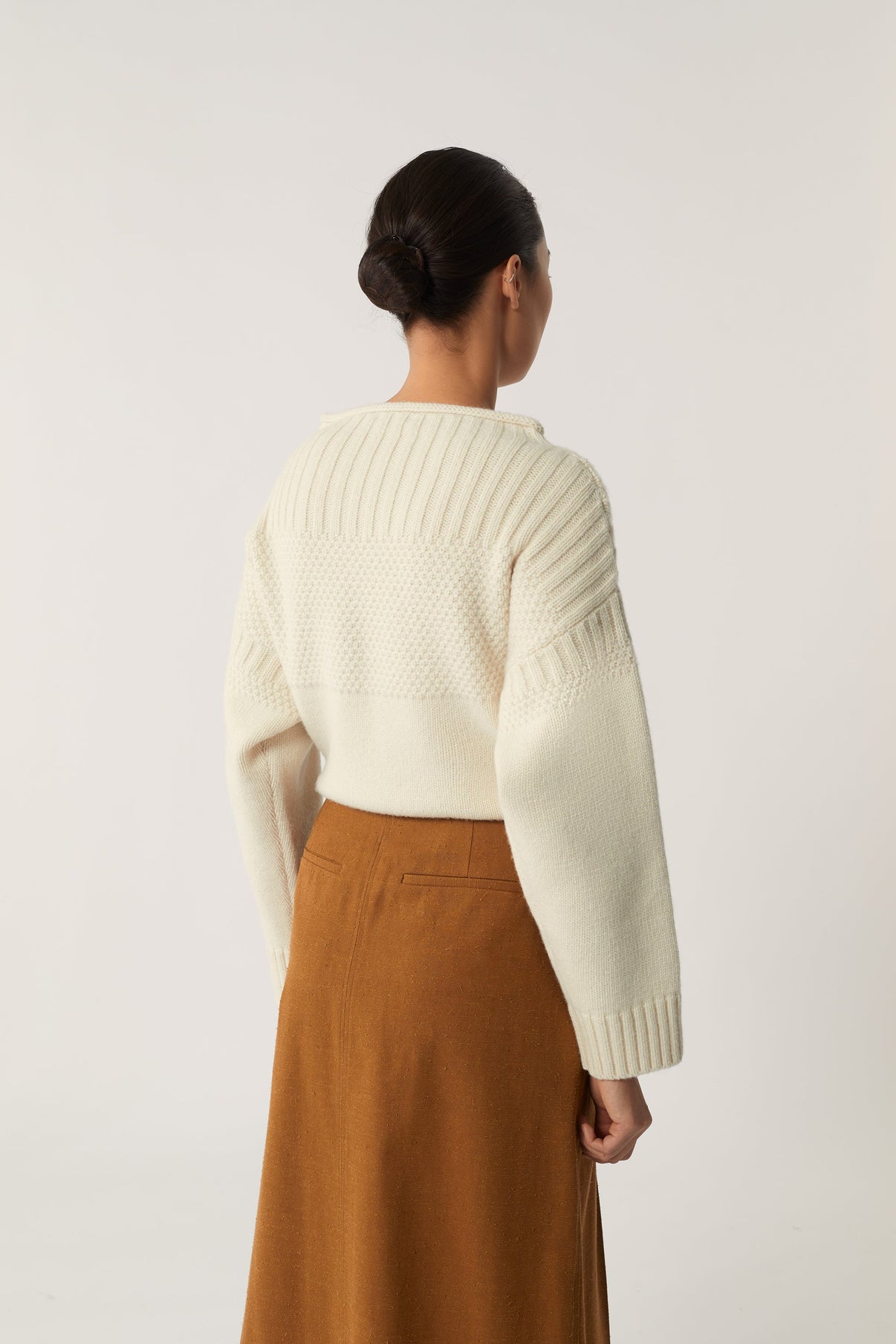 JUPE OLGA MARRON vue 4