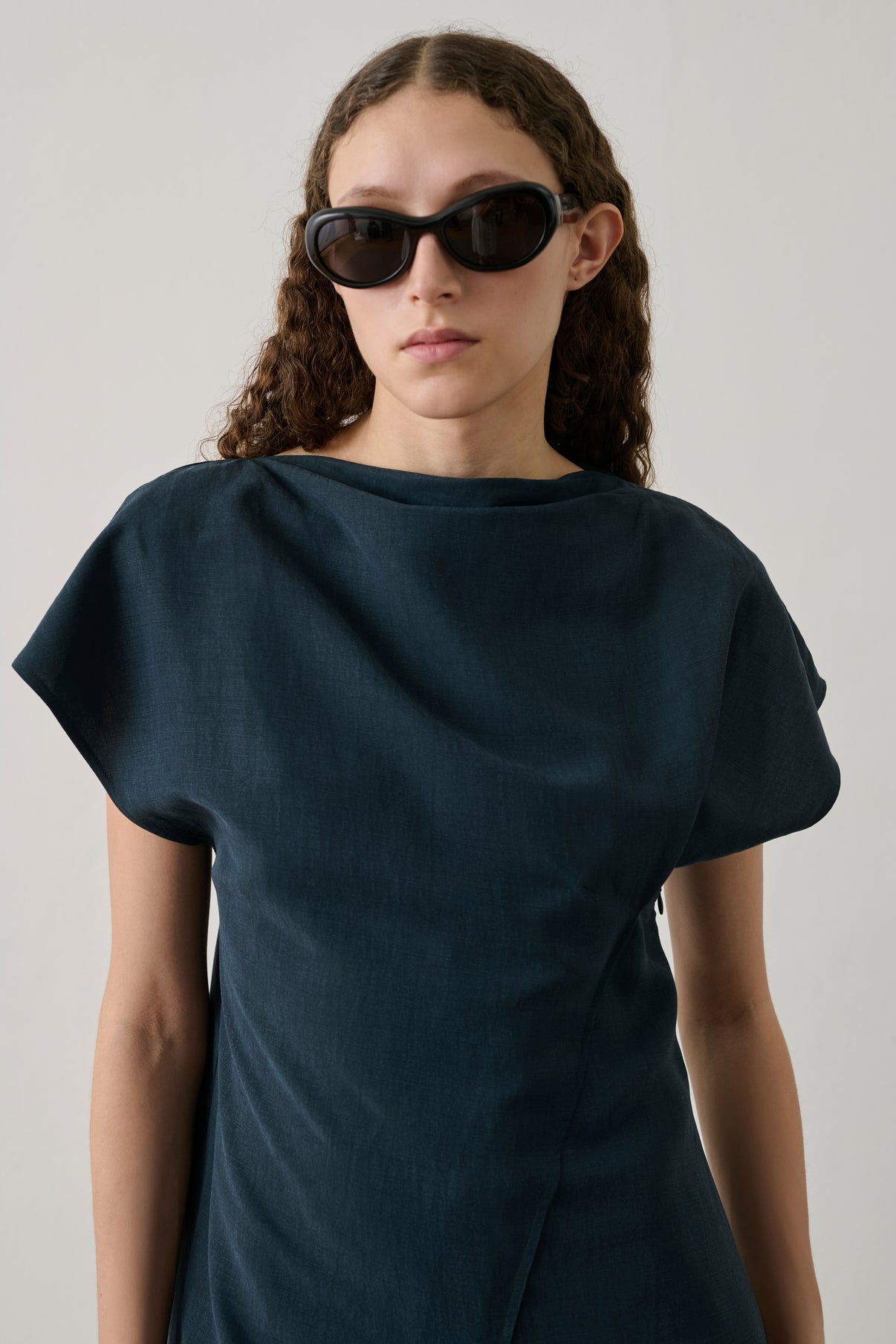 Robe Felicie - Pétrole - Femme vue 3