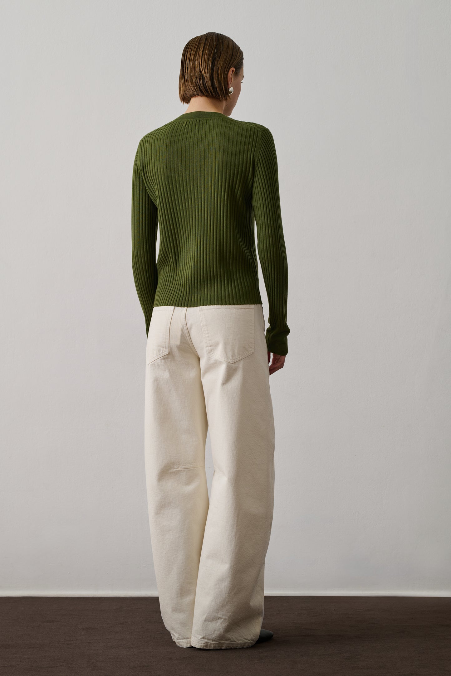 Polo Buffalo - Vert Olive - Laine - Femme