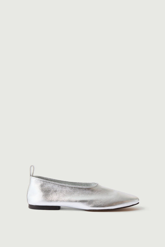 Ballerines Bala - Argent - Cuir - Femme